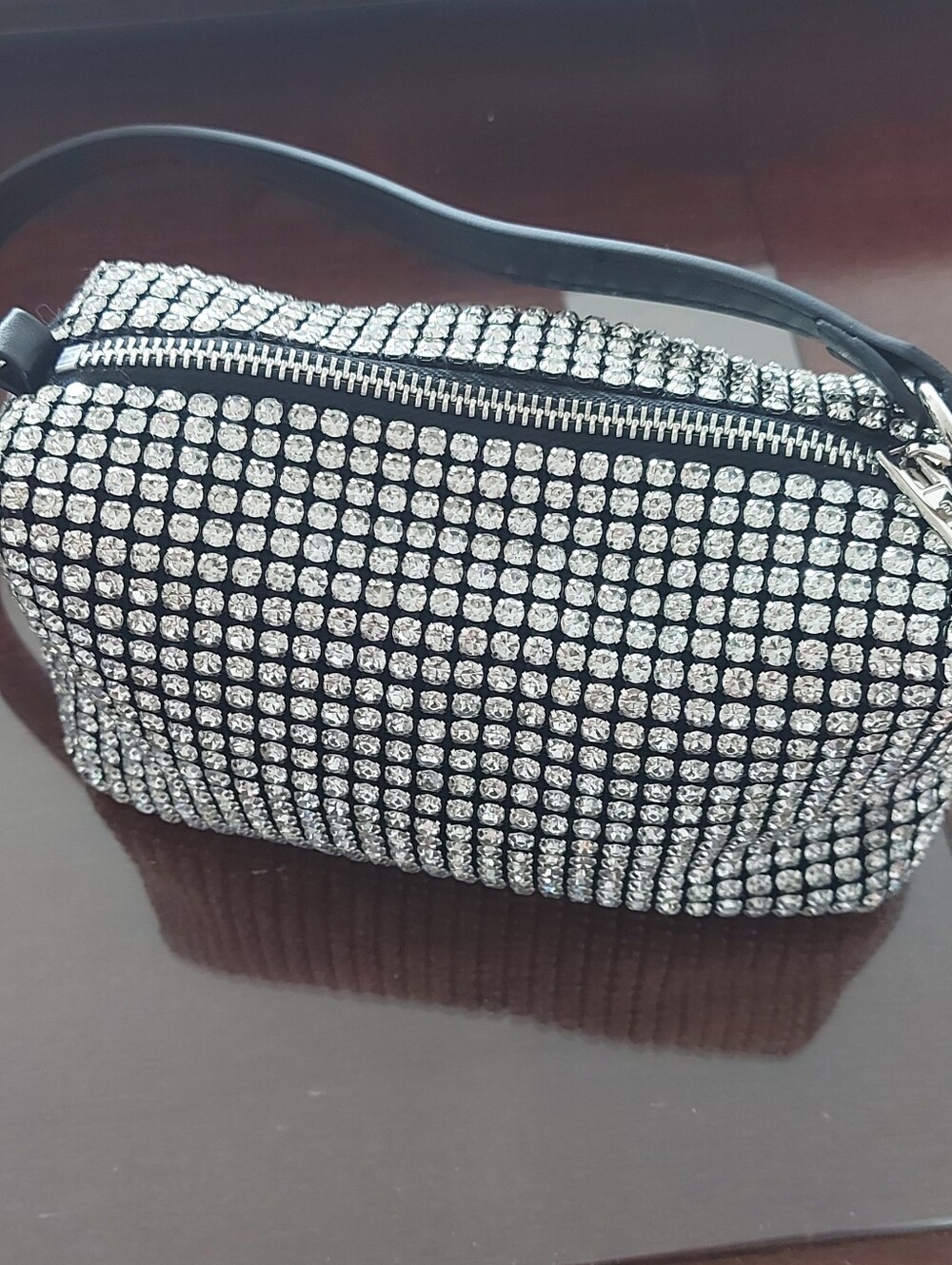 Silver Rhinestone Purse - Picture 5 of 9